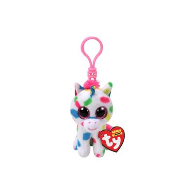 ty Beanie Boos Harmonie Χνουδωτό Κλιπ Μονόκερος Λευκός 