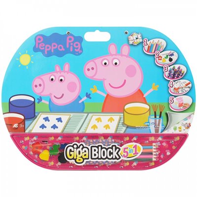 As company Giga Block Σετ Ζωγραφικής Peppa Pig Σε Για 3+ Χρονών 