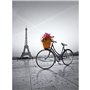 Clementoni Παζλ Quality Collection Ποδήλατο Με Λουλούδια Στο Παρίσι 500 Τμχ 
