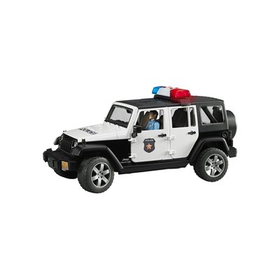 bruder Jeep Wrangler Unlimited Rubicon Αστυνομίας Με Αστυνομικό 