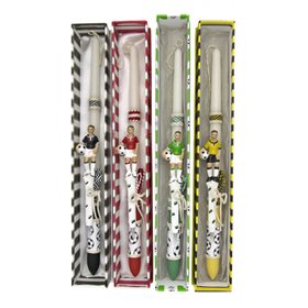 Λαμπάδες Decor Λαμπάδα Παίχτης Ομάδα Ποδοσφαιρικό Στυλό - 4 Χρώματα 