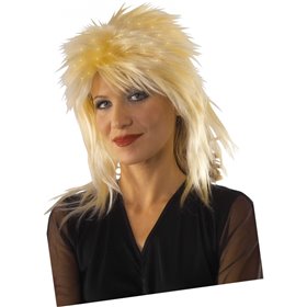 CLOWN Περούκα Futura Με Οπτικές Ίνες Που Αναβοσβήνουν 