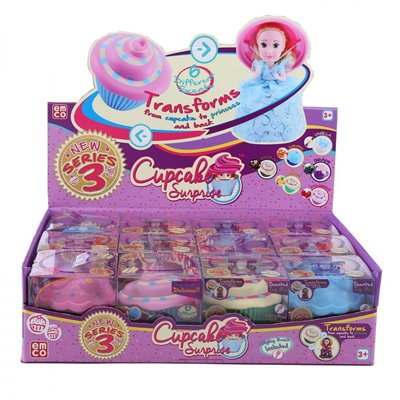 Just toys Cup Cake 3 Surprise Princess Doll - 12 Σχέδια 