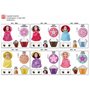 Just toys Cup Cake 3 Surprise Princess Doll - 12 Σχέδια 