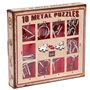 Professor Puzzle 10 Metal Puzzles - Κόκκινο Σετ 