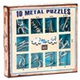 Professor Puzzle 10 Metal Puzzles - Μπλε Σετ 