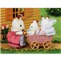 Epoch Sylvanian Families: Μαμά Και Μωρά Με Ποδηλατάκια 