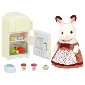 Epoch Sylvanian Families Chocolate Rabbit Μαμά Με Ψυγείο 