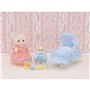 Epoch Sylvanian Families Νεογέννητο Σε Καλάθι Set Mama Chantily Family 