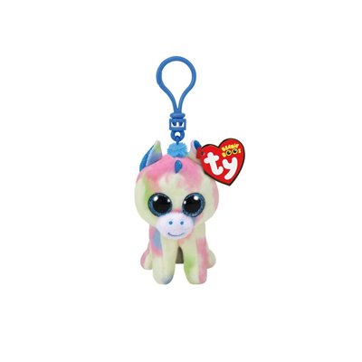 ty Beanie Boos Χνουδωτό Κλιπ Μπρελόκ Μονόκερος Μπλε 8.5Εκ 