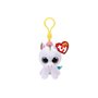 As company TY Beanie Boos Χνουδωτό Κλιπ Μπρελόκ Μονοκερος Λευκός 8.5 Εκ. 