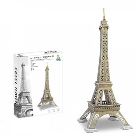 Ji Qu Toys Παζλ 3D Πύργος Του Αιφελ - 51Τεμάχια   Ji Qu Toys Παζλ 3D Πύργος Του Αιφελ - 51Τεμάχια