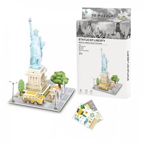 Ji Qu Toys Παζλ 3D Άγαλμα Της Ελευθερίας - 26Τεμάχια   Ji Qu Toys Παζλ 3D Άγαλμα Της Ελευθερίας - 26Τεμάχια