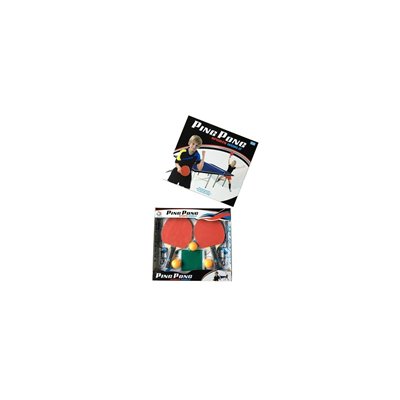  Ping Pong Sport World Σετ 2 Ρακέτες Με Δίχτυ Table Tennis Bats 