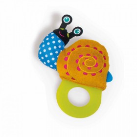 Oops Easy Teether Κουκουβάγια Και Σαλιγκάρι - 2 Σχέδια  Oops Easy Teether Κουκουβάγια Και Σαλιγκάρι - 2 Σχέδια