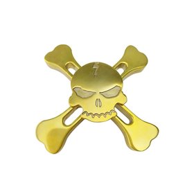  Fidget Spinner Μεταλλική Pirates Skull 4 Leaves 4 Minutes - 4 Σχέδια 