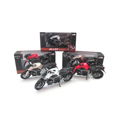  Toys 1:12 Free Wheel Die-Cast Motorcycle 