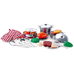  Toys Stainless Steel Kitchen Set 