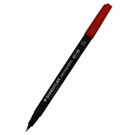 STAEDTLER Μαρκαδόρος Lumocolor S Permanent Κόκκινο 