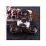 Diakakis imports Fidget Spinner Black Metal Three Leaves 3 Minutes - 3 Σχέδια 