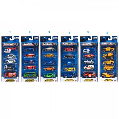 As company Αυτοκινητάκια 1:64 Die-Cast Σετ Των 5 - 6 Σχέδια 