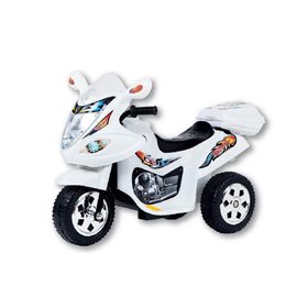 MG TOYS Μπαταριοκίνητη Μηχανή Mini Motorcycle 6V Άσπρη Για Παιδιά  MG TOYS Μπαταριοκίνητη Μηχανή Mini Motorcycle 6V Άσπρη Για Παιδιά