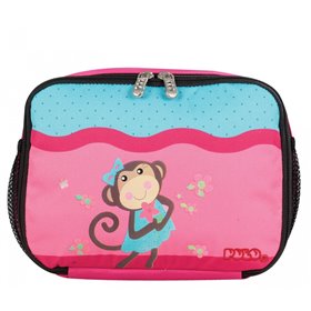 POLO Τσαντάκι Φαγητού Lunch Box Animal Μαϊμού Ροζ 