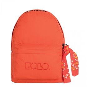 POLO Σακίδιο Πλάτης Double Scarf Με Μαντήλι, Πορτοκαλί (2017) 