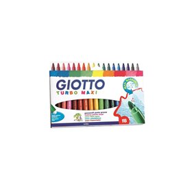 Giotto Μαρκαδόροι Χοντροί Turbo Maxi 18Τεμ 