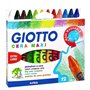 Giotto Κηρομπογιά 10Cm Χοντρή 12 Τεμάχια Cera Maxi 