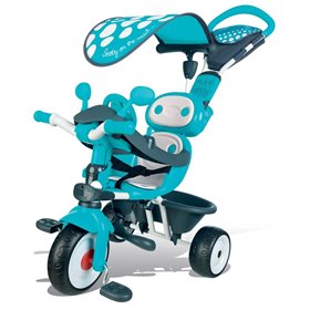 Smoby Τρίκυκλο Ποδηλατάκι Baby Driver Comfort Tricycle Με Τέντα Μπλε  Smoby Τρίκυκλο Ποδηλατάκι Baby Driver Comfort Tricycle Με Τέντα Μπλε