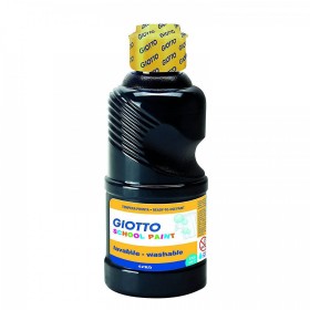 Giotto Σχολική Τέμπερα Μπουκάλι 250Ml Μαύρο  Giotto Σχολική Τέμπερα Μπουκάλι 250Ml Μαύρο