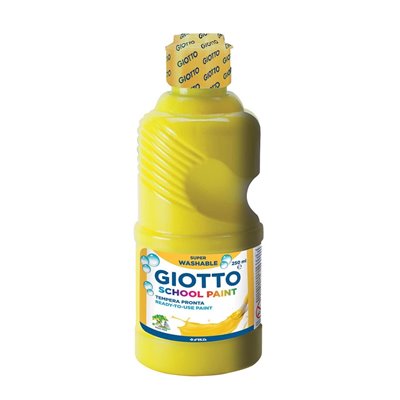 Giotto Σχολική Τέμπερα Μπουκάλι 250Ml Κίτρινο 