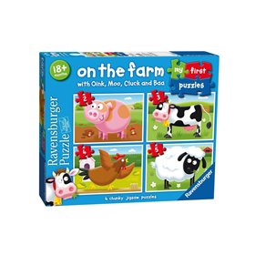 Ravensburger Παζλ 2/3/4/5Τεμ Στη Φάρμα 