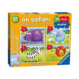 Ravensburger Παζλ 2/3/4/5Τεμ Στο Σαφάρι 