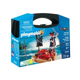 Playmobil Βαλιτσάκι Πειρατής Με Σχεδία  Playmobil Βαλιτσάκι Πειρατής Με Σχεδία
