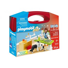 Playmobil Βαλιτσάκι Επίσκεψη Στον Κτηνίατρο 