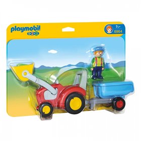 Playmobil Τρακτέρ Με Καρότσα  Playmobil Τρακτέρ Με Καρότσα