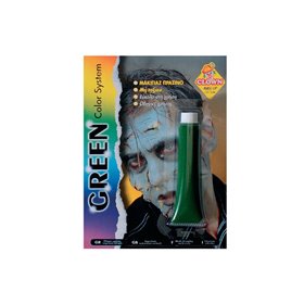CLOWN Μακιγιάζ Σωληνάριο Πράσινο  CLOWN Μακιγιάζ Σωληνάριο Πράσινο
