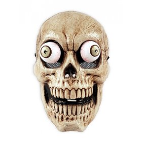 CLOWN Μάσκα Πλαστική Σκελετός Με Κίνηση Στα Μάτια 