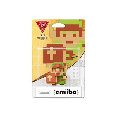 Nintendo Amiibo Figure Link The Legend Of Zelda (8-Bit Style) 