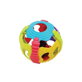 Playgro Shake Rattle &amp Roll Ball Μπάλα Κουδουνίστρα 6M+ 