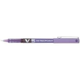PILOT Στυλό V5 Liquid Ink Rollerball 0.5 Mm Μωβ  PILOT Στυλό V5 Liquid Ink Rollerball 0.5 Mm Μωβ