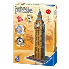 Ravensburger Παζλ 3D 216Τμχ Big Ben Ρολόι ΝΕΟ ΜΕ ΑΛΗΘΙΝΟ ΡΟΛΟΙ  Ravensburger Παζλ 3D 216Τμχ Big Ben Ρολόι ΝΕΟ ΜΕ ΑΛΗΘΙΝΟ ΡΟΛΟΙ