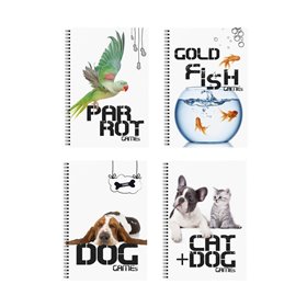 A&ampG PAPER A&ampG Σπιραλ Β5 2 Θέματα 60Φ Cuties 