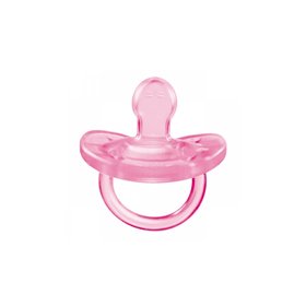Chicco Πιπίλα Όλο Σιλικόνη Ροζ 0M+  Chicco Πιπίλα Όλο Σιλικόνη Ροζ 0M+