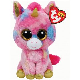 ty Beanie Boos Fantasia Χνουδωτό Μονόκερος Πολύχρωμος 15Εκ 
