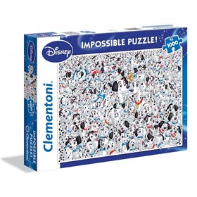 Clementoni Παζλ Impossible 101 Σκυλιά Της Δαλματίας 1000 Τμχ 