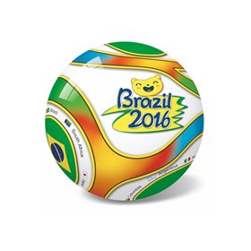 star ΜΠΑΛΑ ΠΛΑΣΤΙΚΗ BRAZIL 2016 11Εκ.  star ΜΠΑΛΑ ΠΛΑΣΤΙΚΗ BRAZIL 2016 11Εκ.