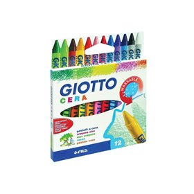 Giotto Cera Κηρομπογιές 9Cm 12Τμχ  Giotto Cera Κηρομπογιές 9Cm 12Τμχ
